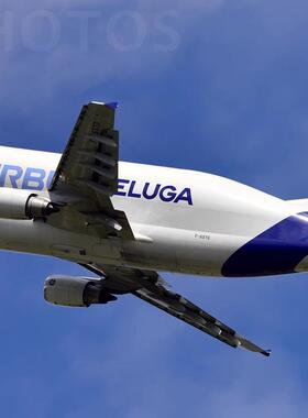 1:100纸模型飞机空客大白鲸Beluga运输机Airbus手工立体3D