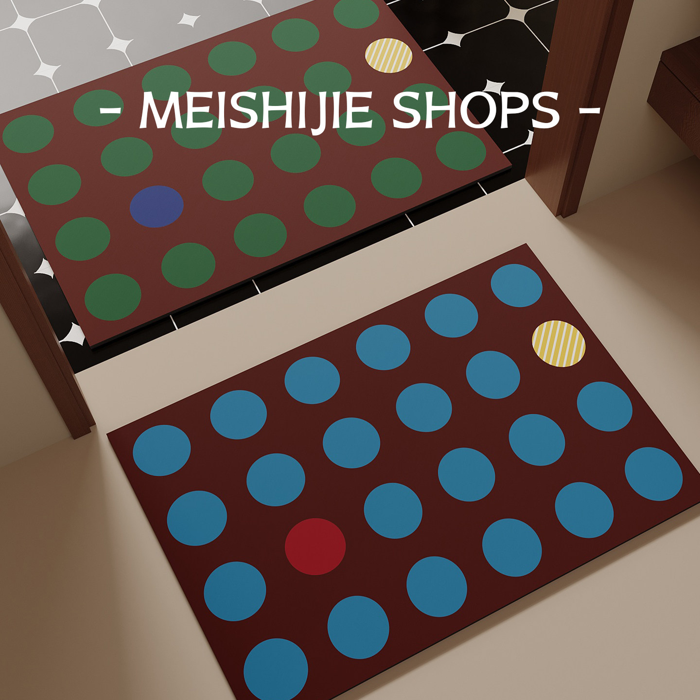 浴室地垫卫生间厕所门口洗手台超强吸水速干脚垫防滑防摔家用地毯,居家布艺,家用脚垫,淘宝优惠券,粉丝福利购,淘宝优惠卷