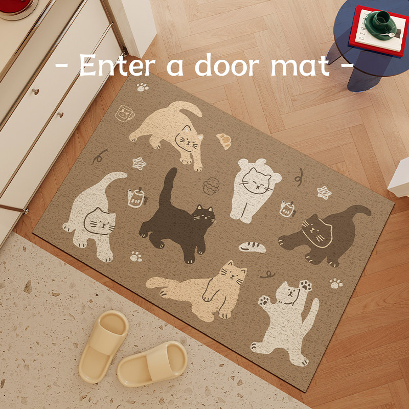 入户门地垫耐脏免洗网红丝圈pvc轻奢简约现代门口进门地毯垫子,居家布艺,入户地垫,淘宝优惠券,粉丝福利购,淘宝优惠卷