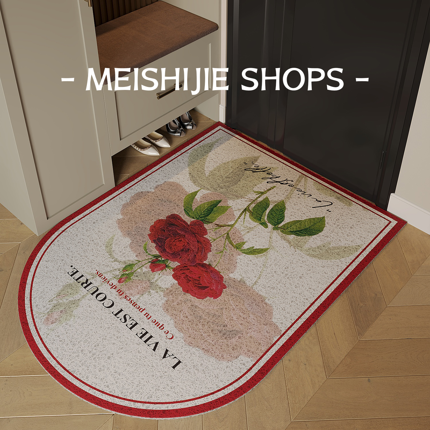 入户门地垫耐脏免洗丝圈pvc垫子