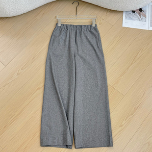 非市场货-深圳南油高端女装法兰绒羊毛混纺拨款春夏西装裤休闲裤