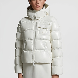 25年冬蒙家Andro可拆连帽亮面小短款 四色女士加厚保暖羽绒服外套