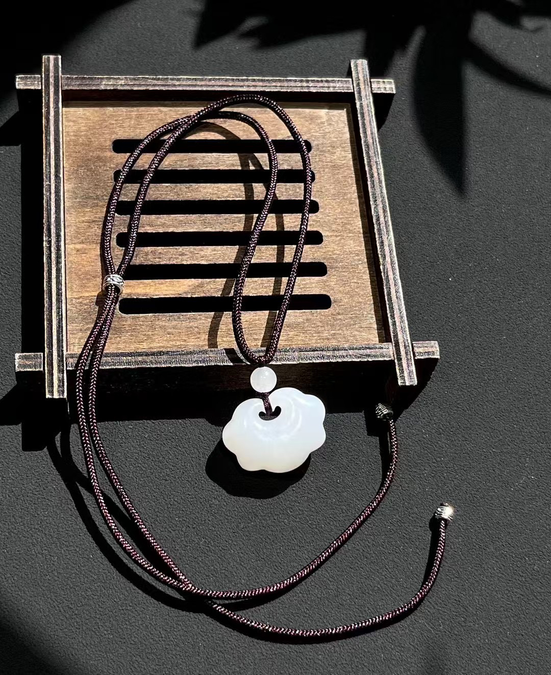 新疆直发正品和田玉羊脂白玉平安如意锁吊坠宝宝锁挂件天然玉石