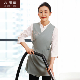 衣研堂酒店客房工作服女民宿宾馆售楼部物业清洁阿姨冬季 保洁套装
