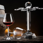 现货现发欧式 红酒杯架家用商用高脚杯葡萄酒杯水晶红酒杯倒挂杯架