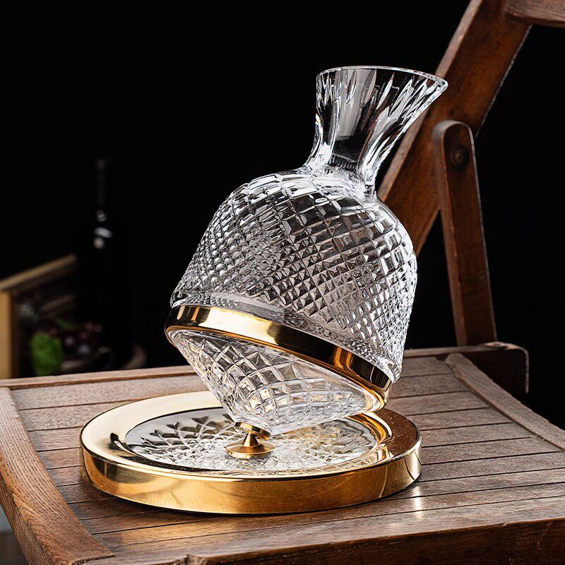 不倒翁水晶醒酒器套装家用网红红酒葡萄酒快速醒酒壶一件