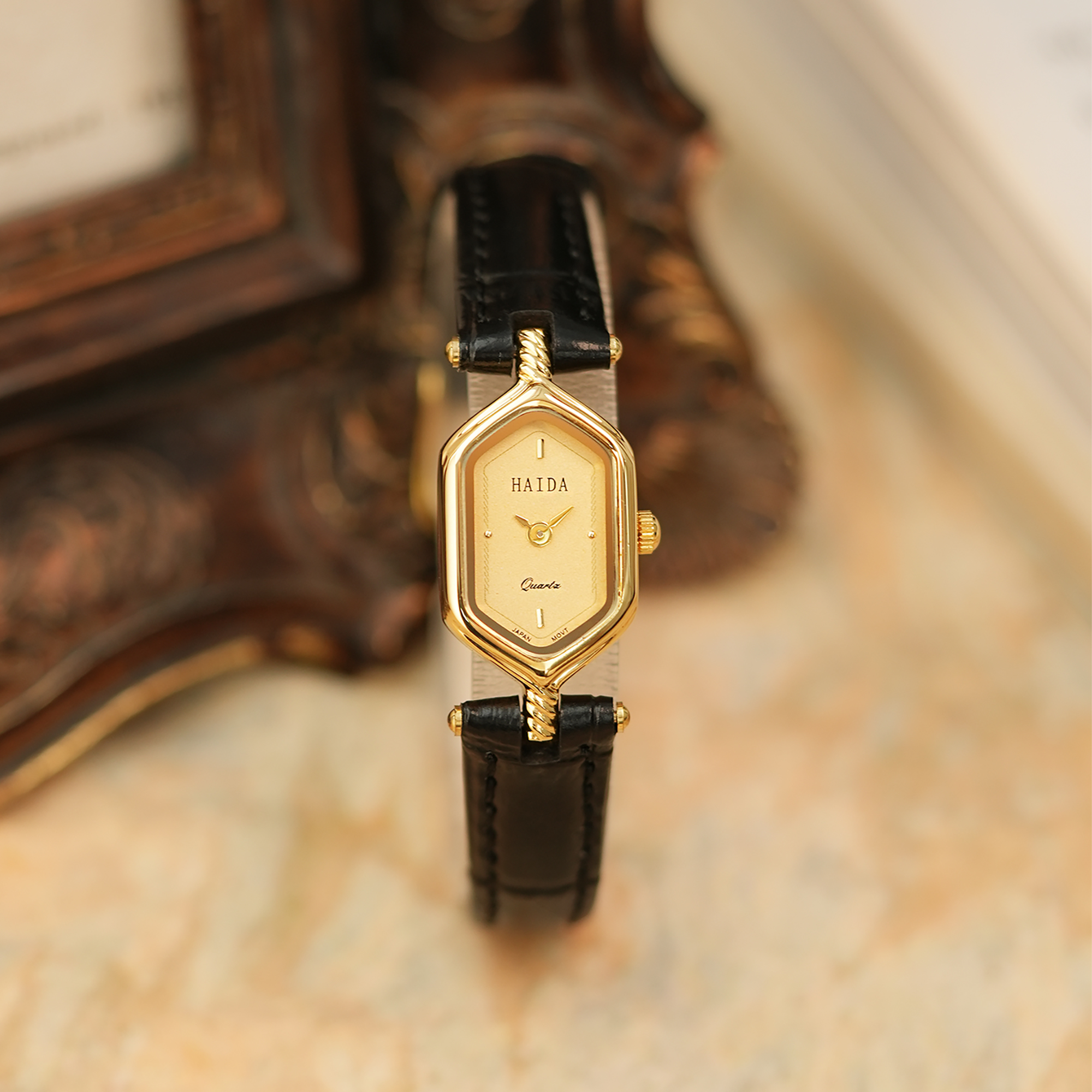 haida小众设计复古轻奢女手表