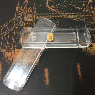 小扁章印盒 透明装章盒 小巧携带印章盒子