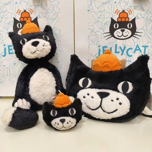 正品Jellycat吉利猫原版黑色猫玩偶爆款包包挂饰尼珀斯邦尼兔礼物