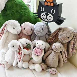 英国Jellycat邦尼兔吉利猫安抚婴幼儿童毛绒玩具礼物2025复活节新