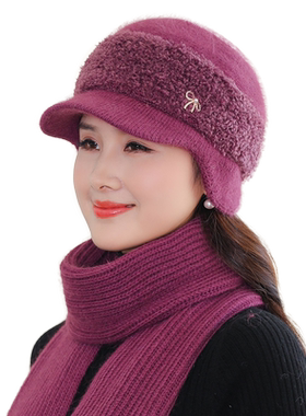 帽子中老年人妈妈冬季