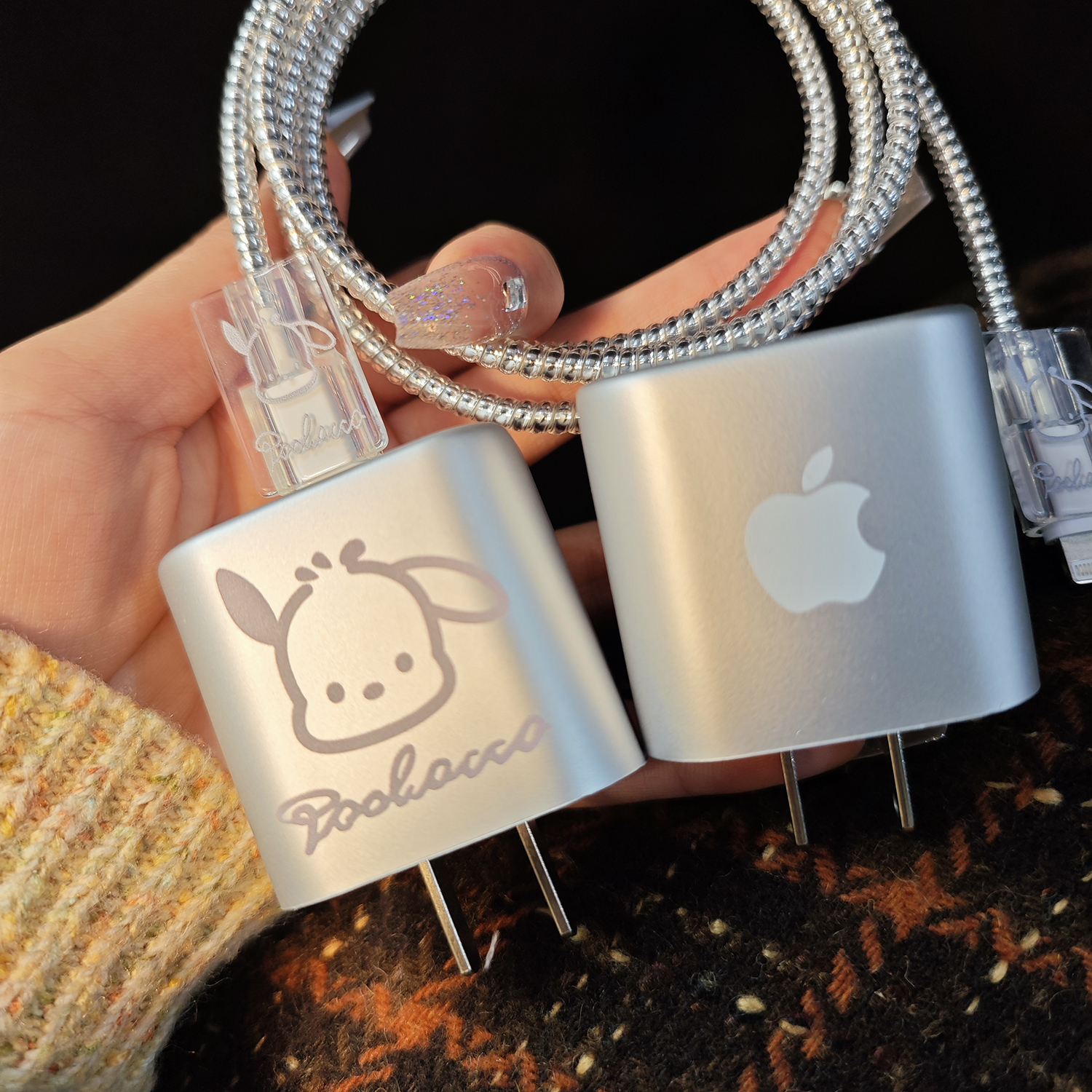 数据线保护套20w适用苹果iphone14promax手机15快充13壳充电器16