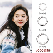 999纯银耳针耳圈小耳圈2025年新款 养耳洞耳圈纯银耳扣耳饰女 爆款