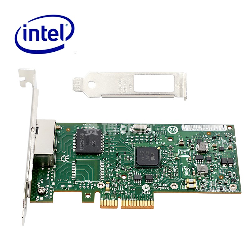 英特尔intel 千兆网卡服务器网卡I340T2 intel82580芯片49Y4232 I340T2工控机网卡视觉网卡 - 实物图