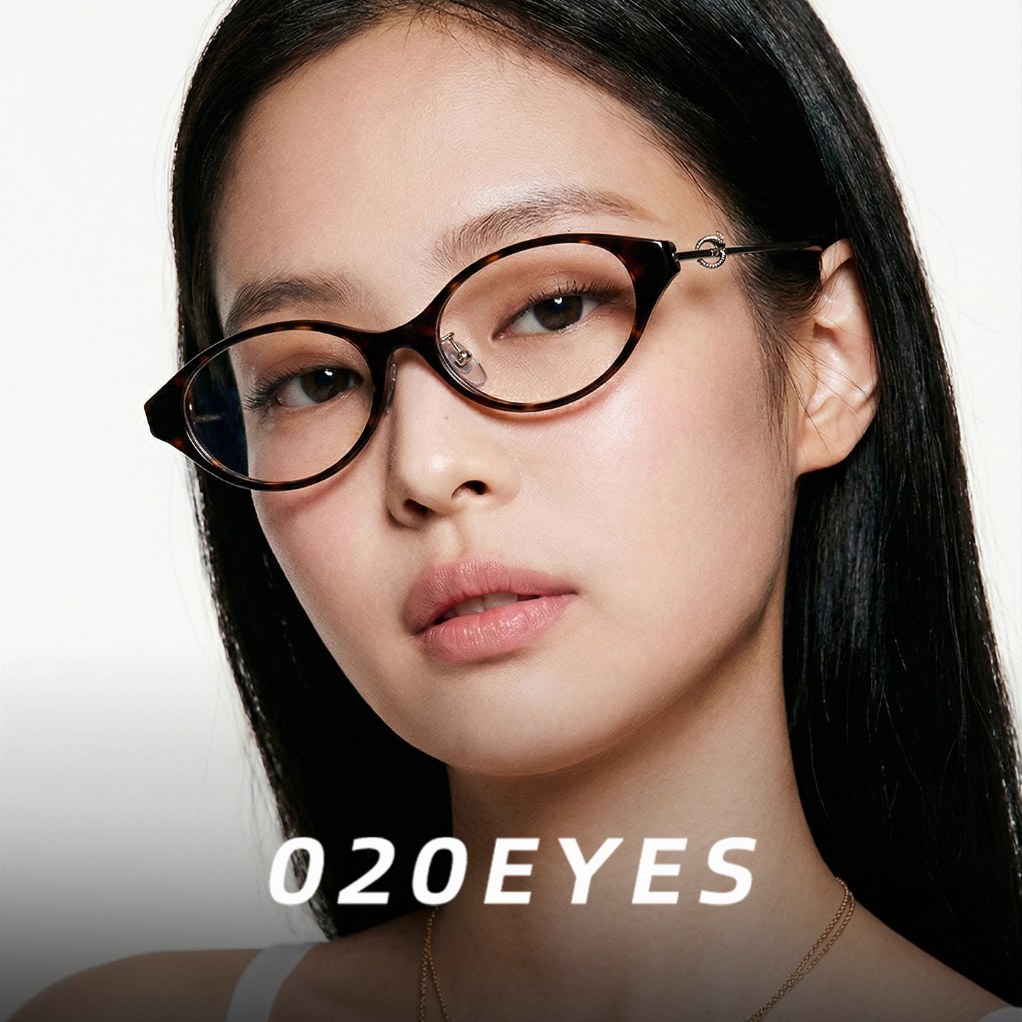 复古玳瑁色椭圆框猫眼眼镜近视可配度数防蓝光镜架素颜小框小脸女