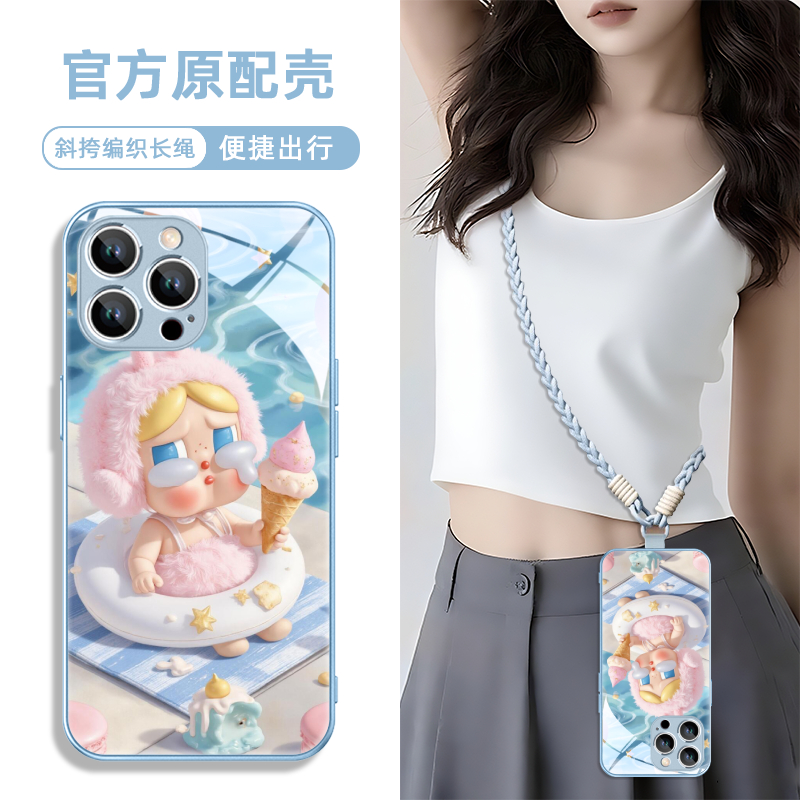 钢化玻璃手机壳高级感高清透亮i