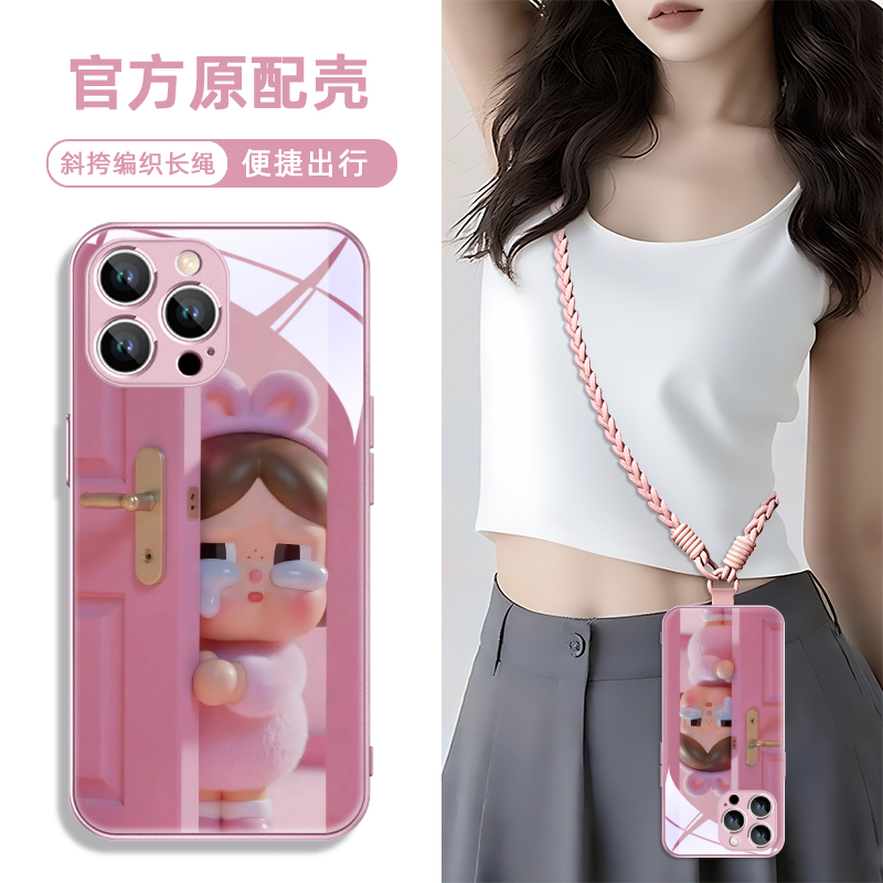 钢化玻璃手机壳高级感高清透亮i