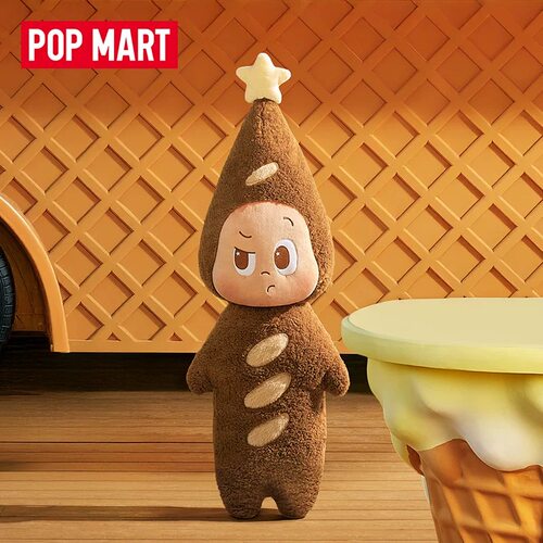 POPMART泡泡玛特星星人欢迎来到月球表面毛绒法棍抱枕(100cm)周边