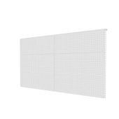 贫美洞洞板墙上置物架家用挂墙式 书架墙面隔板架子简易金属收纳架