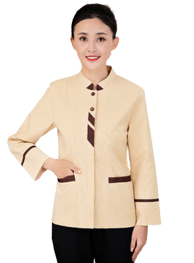 保洁工作服女秋冬长袖清洁工服装