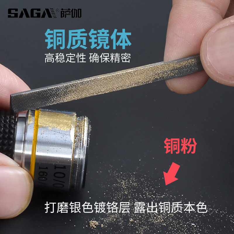 生物显微镜镜头配件专业标准185型消色差物镜4X10X4S0X100X倍油镜