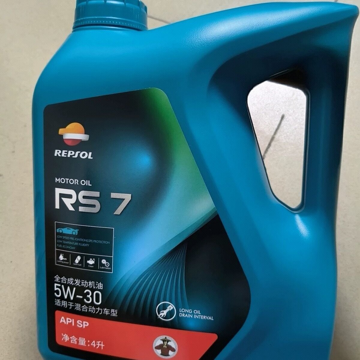 正品睿烁REPSOL全合成机油RS7 5W-30 SP四季通用汽油汽车润滑油SQ