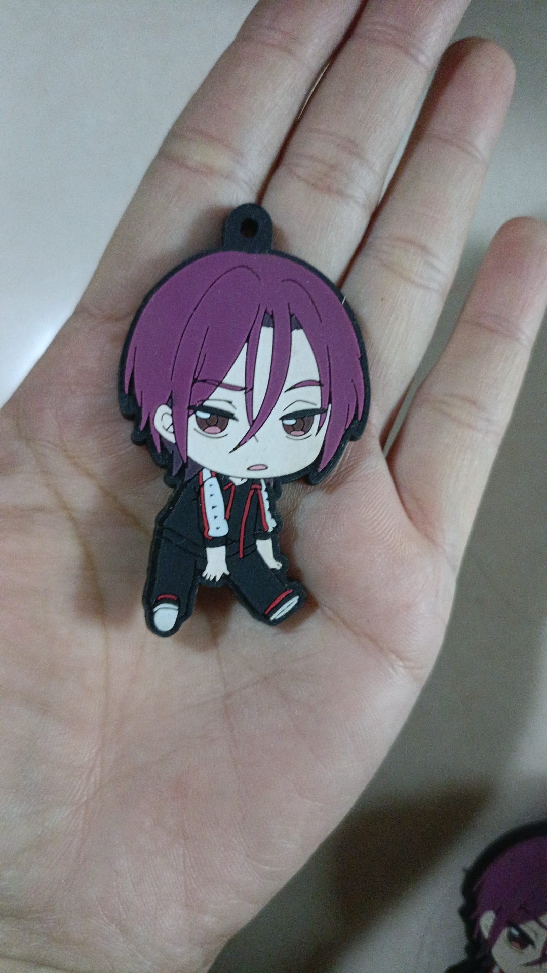 现货*Free男子游泳部散货橡胶挂件松冈凛动漫周边谷子送挂绳珠链