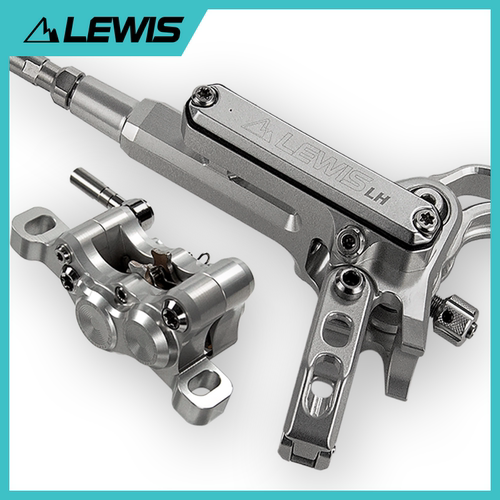 LEWIS山地车暴力油压碟刹四活塞