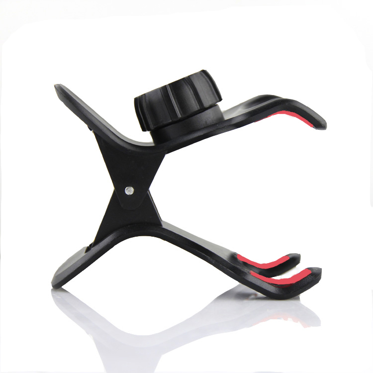 手机支架球头双夹子看电视用单独