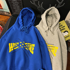 New style sweater autumn and winter new plush sweater men's Hong Kong style trend student loose oversized hoodie coat