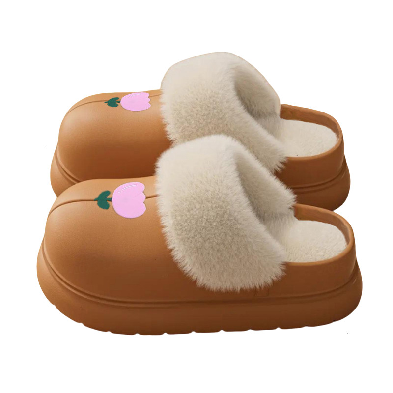 棉拖鞋新款冬季爆款室内居家外穿可爱厚底防水防滑保暖毛绒棉拖鞋