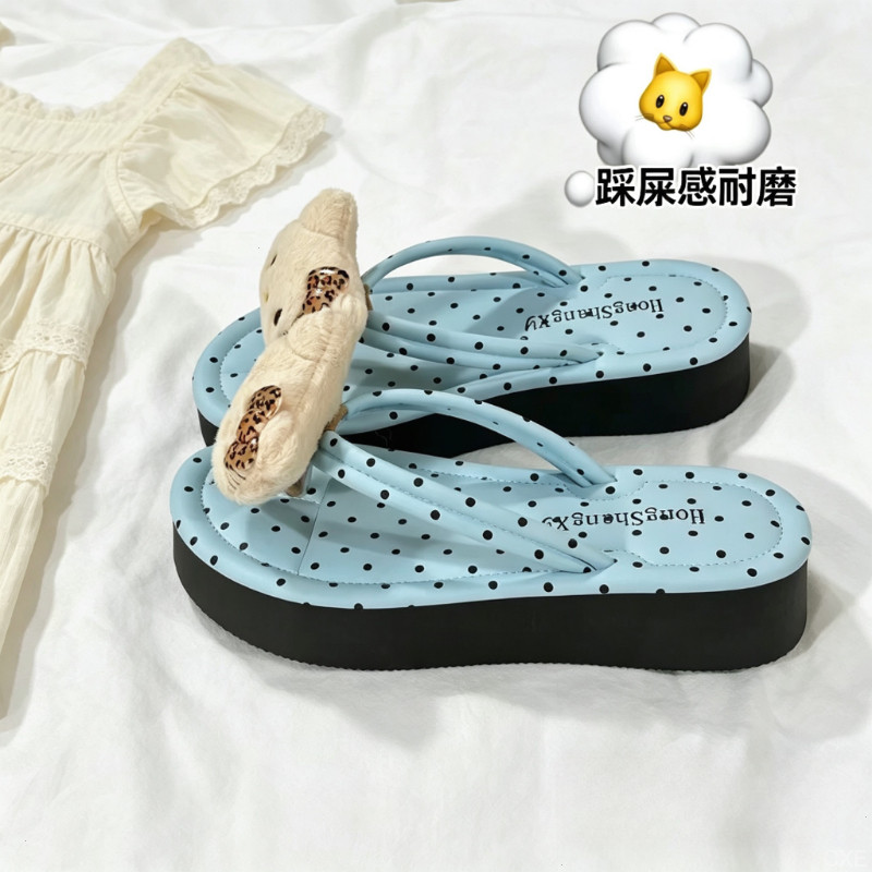 人字拖拖鞋女鞋外穿日常舒适软底耐磨韩版夏季网红卡通居家凉拖鞋