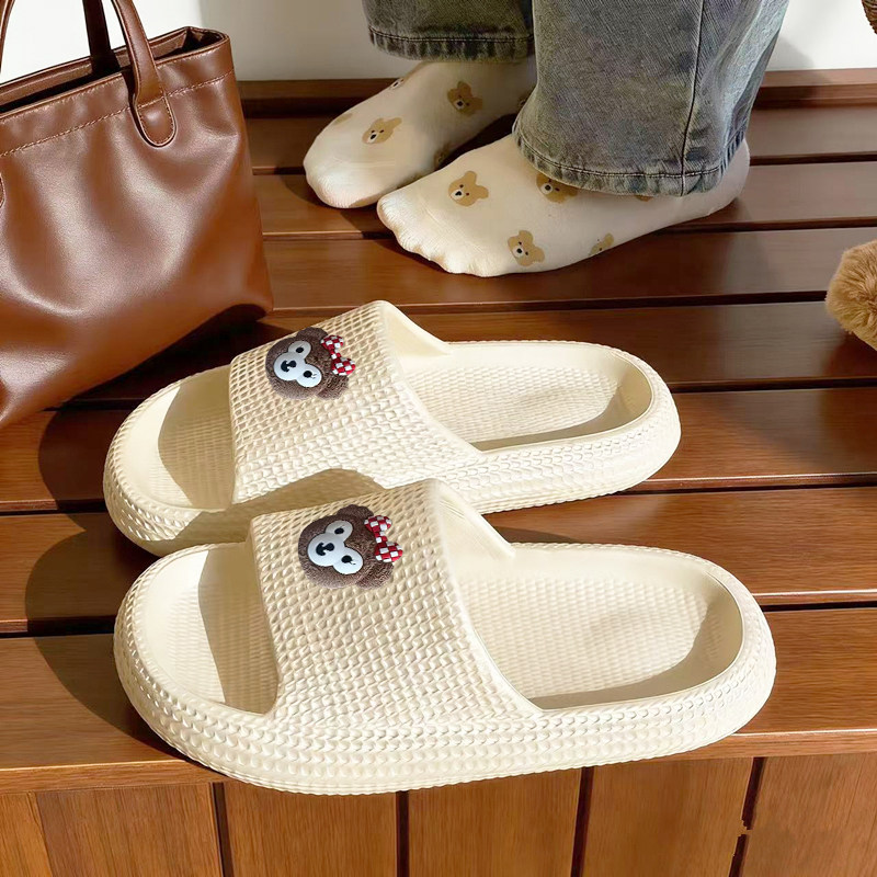 凉拖鞋男女款夏季时尚卡通防滑网红居家室内外穿通用休闲一字拖