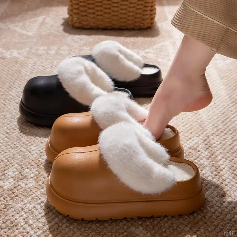外穿厚底增高棉拖鞋女士2025秋冬爆款棉鞋可拆卸机洗加绒包头拖女