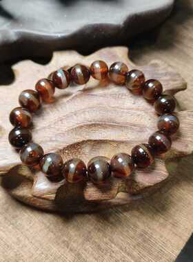 男女款虎眼石天然红串珠