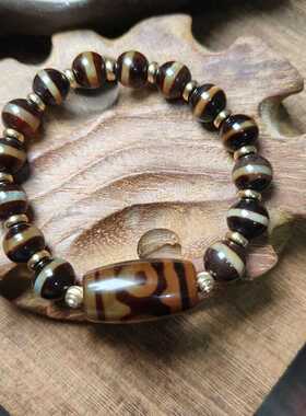 马蹄纹药师玉髓天珠老玛瑙