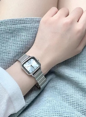 手表女高级感小表盘学院风森女系学生冷淡风奢女小众手表轻石英表