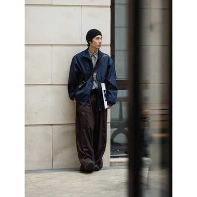 复古夹克立领秋冬宽松noears