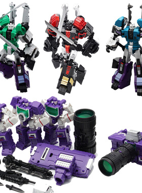 MFT照相机PP01变形玩具HS声波MFT通天暗黑蓝色绿色六面兽晓金刚