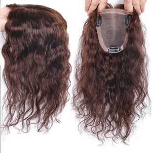 假发卷发片头顶补发片隐形无痕真人发丝蓬松全真发女长发遮盖白发