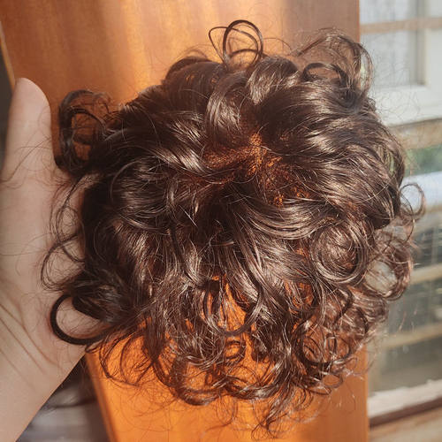 透气轻薄冰丝瑞士网头顶补发片