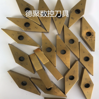 二手CBN碳化硼车刀山特维克VNGA160404BNC7115外圆数控菱形9成新