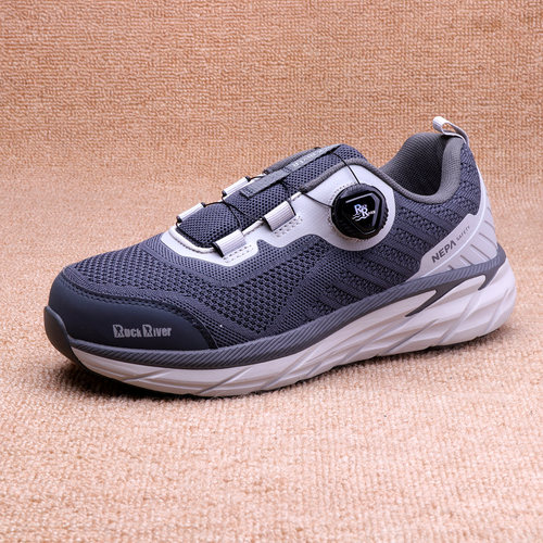 透气轻钢头劳保鞋联名纽扣安全鞋