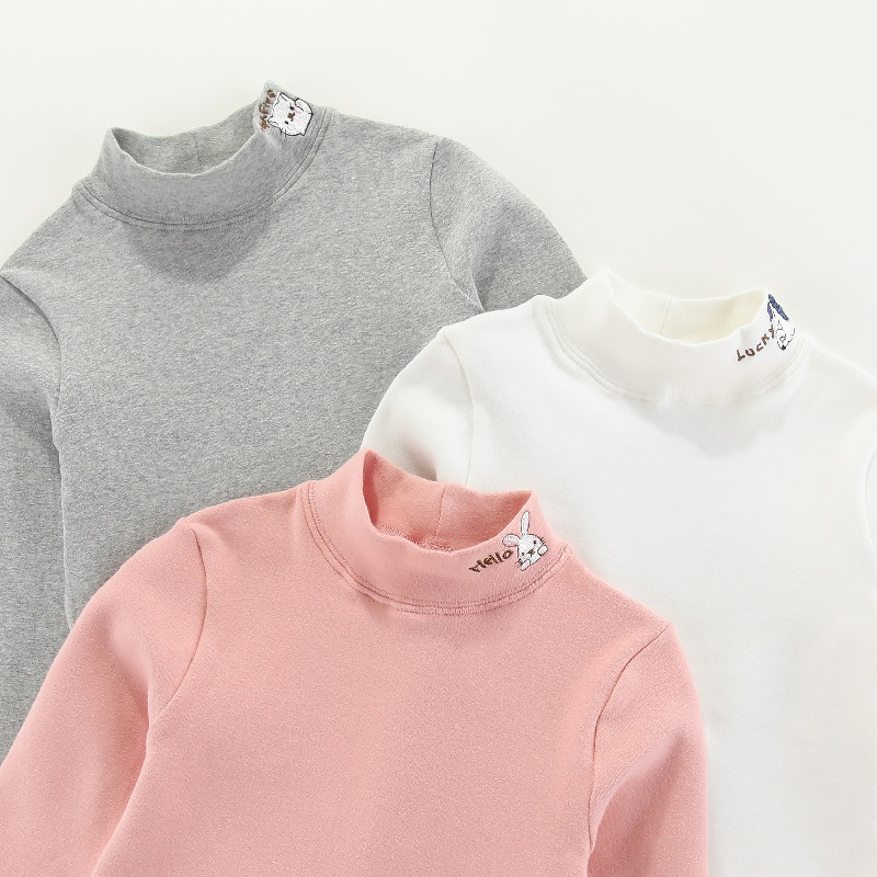 女童打底衫2025春秋冬新款儿童纯棉女宝宝加绒长袖T恤中大童上衣,童装/婴儿装/亲子装,T恤,淘宝优惠券,粉丝福利购,淘宝优惠卷