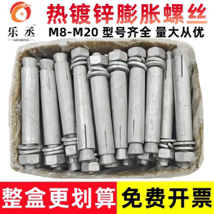 120 110 150 100 热镀锌热浸锌膨胀螺丝国标膨胀螺栓M8M10M12M16