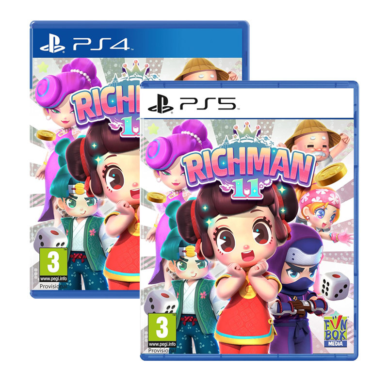 PS5 PS4游戏 大富翁11 RichMan 11 可双人多人带中文语音光碟光盘