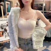 上衣夏季 吊带背心女带胸垫内搭2025新款 抹胸美背打底内衣辣妹短款