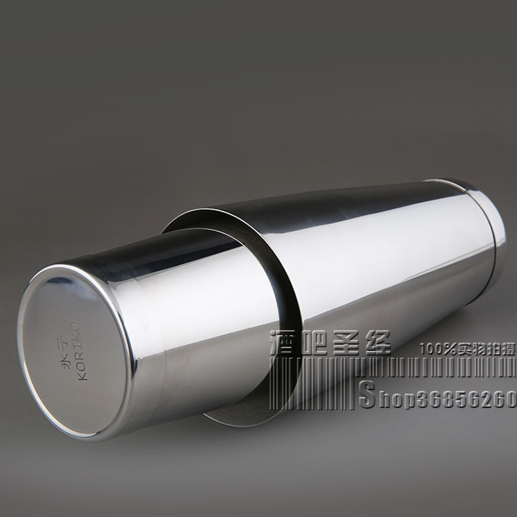 日式水子波斯顿调酒壶 双厅调酒器 雪克壶 鸡尾酒厅杯 美式调酒器