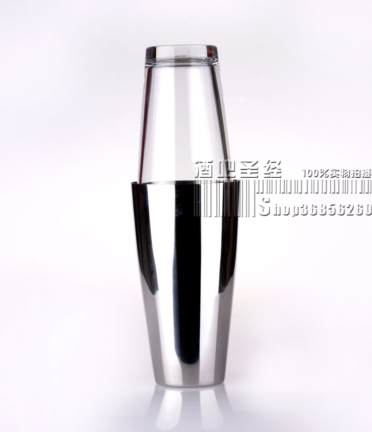 美式摇酒壶波斯顿摇酒壶厅杯调酒器扣杯调酒厅雪克壶鸡尾酒摇酒壶