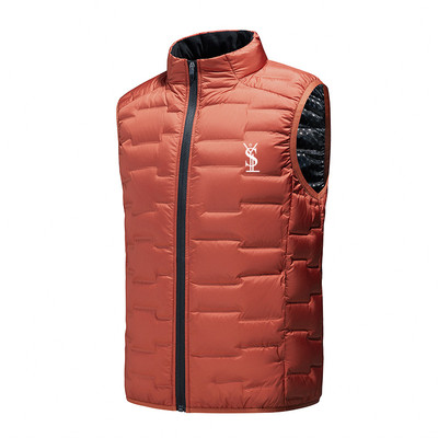 石墨烯轻薄羽绒服马甲背心男外套